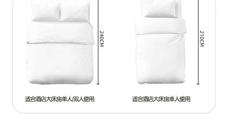 Draps de lit jetables Non tissés avec taies d'oreiller - Voyage Hôtel