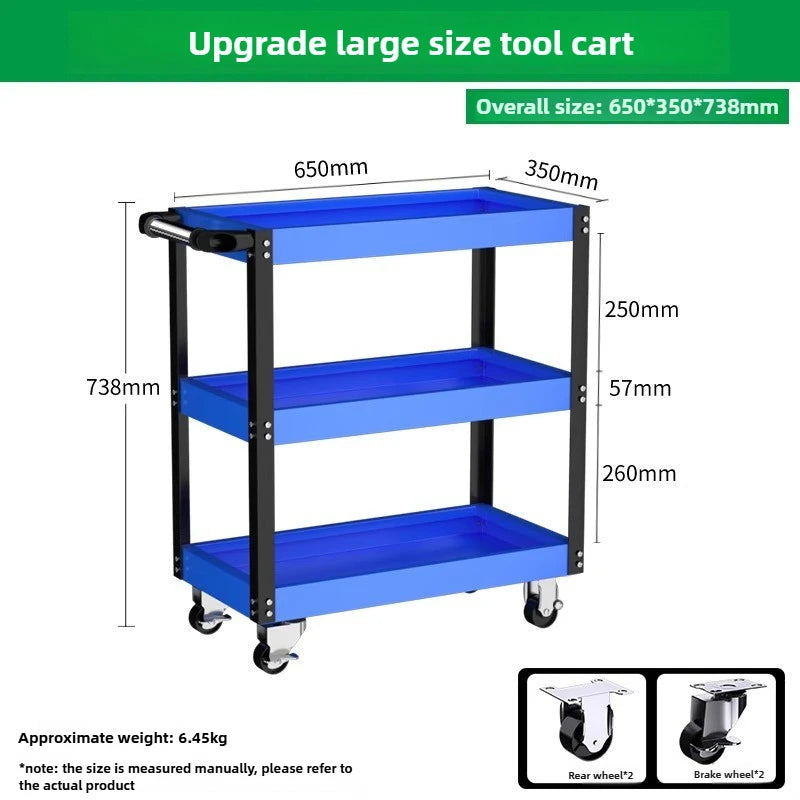 Chariot à Outils BaoLian avec Roues - Organisateur Atelier Garage