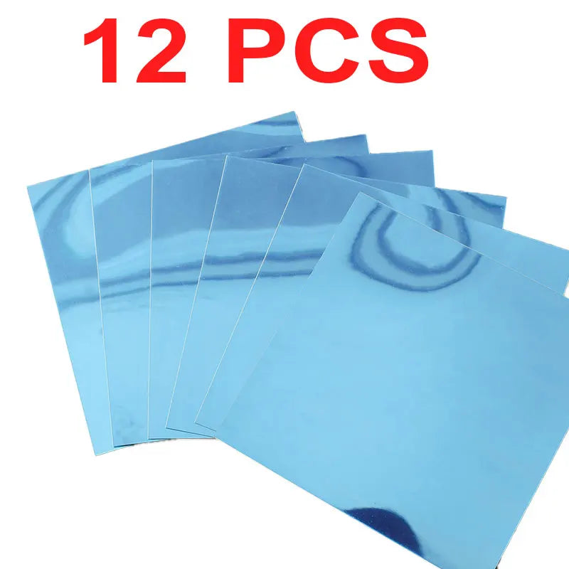 Miroirs auto-adhésifs flexibles pour décoration murale – 8/12 pièces