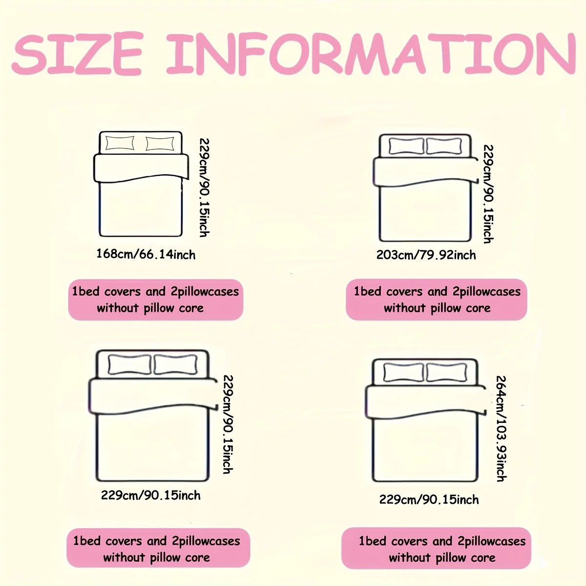 Couverture de lit 3 pièces en polyester doux - Confort toutes saisons