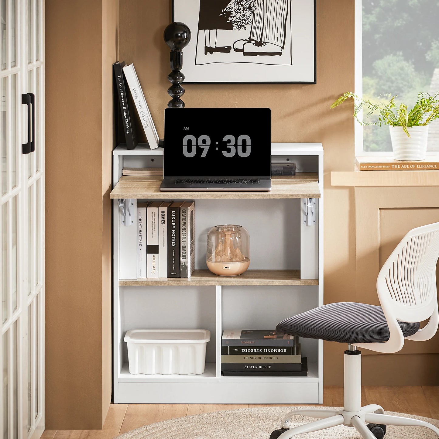 Table pliante SoBuy FWT104 avec armoire intégrée - Pratique et élégante