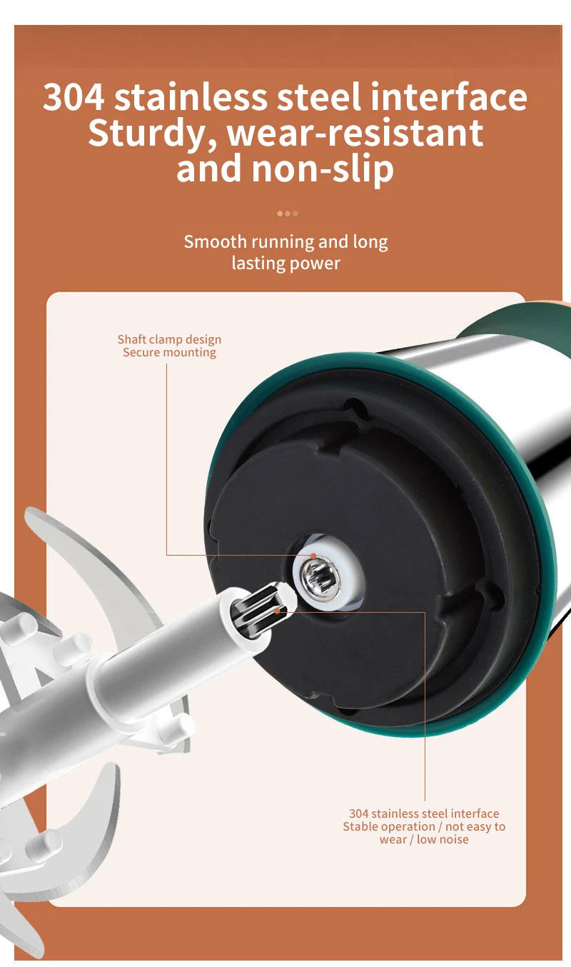 Broyeur Électrique 2L/5L en Acier Inox - Hachoir et Slicer Cuisine