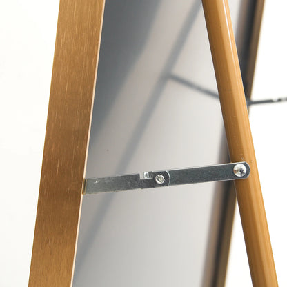 Miroir incurvé HD 180x80cm avec cadre doré en aluminium