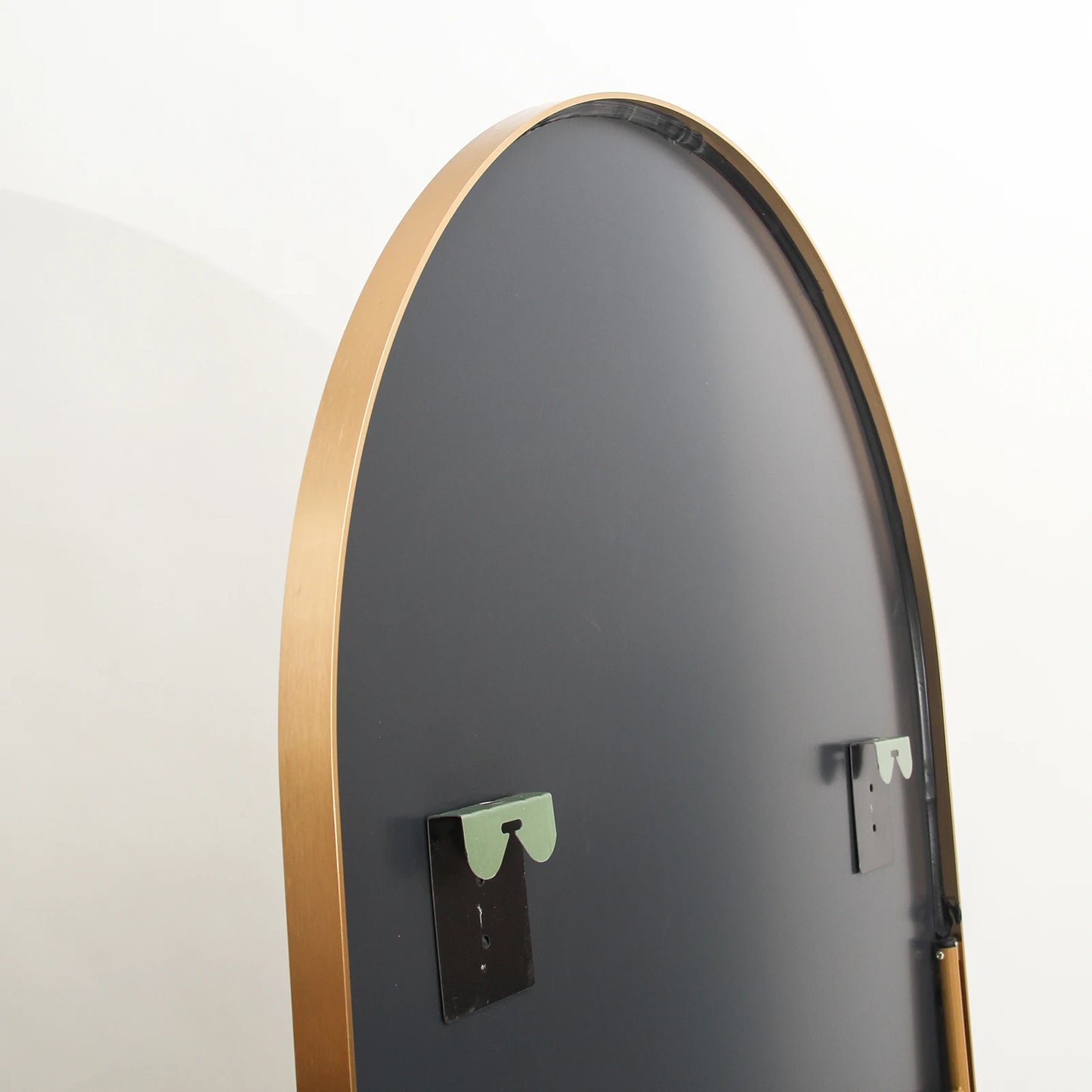 Miroir incurvé HD 180x80cm avec cadre doré en aluminium