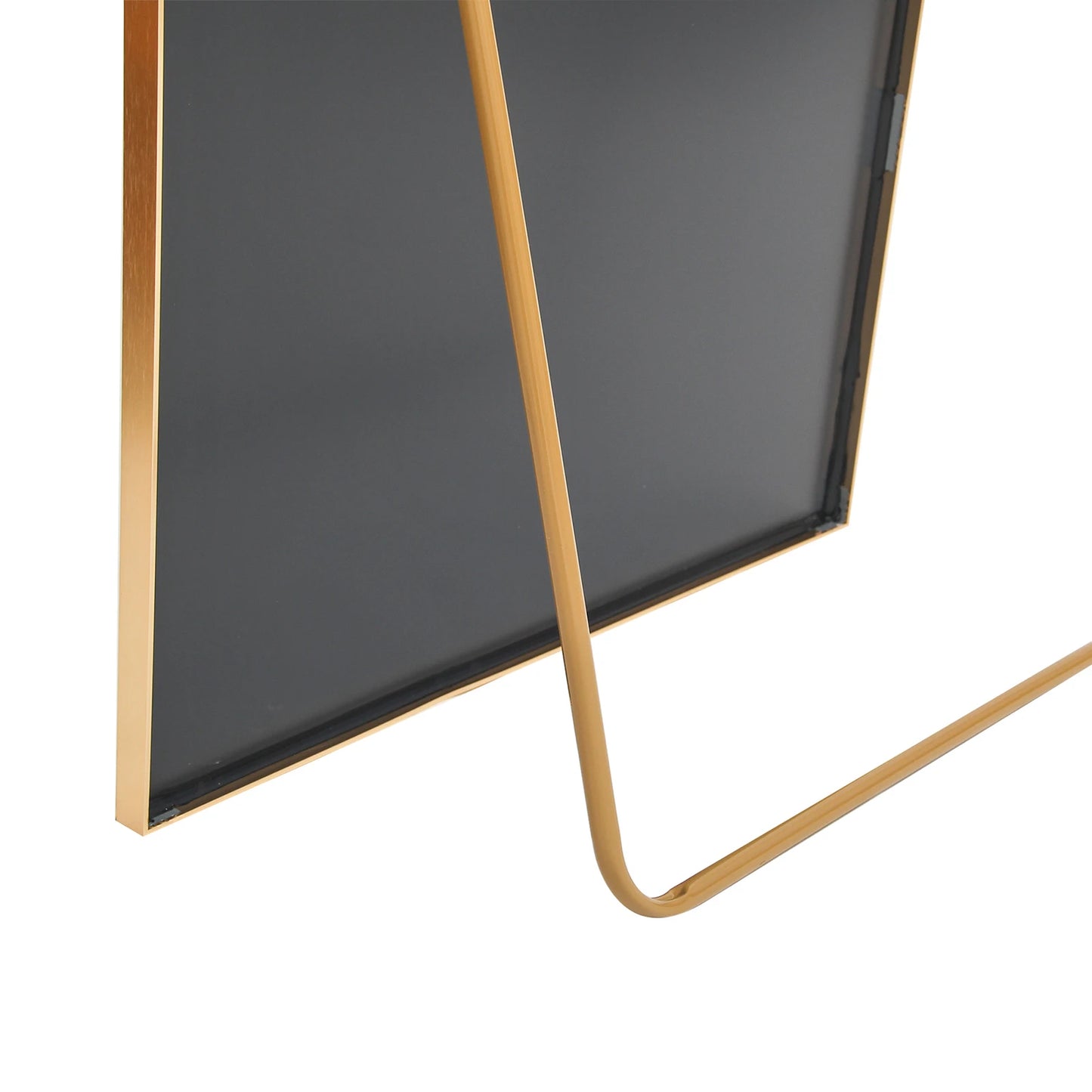 Miroir incurvé HD 180x80cm avec cadre doré en aluminium