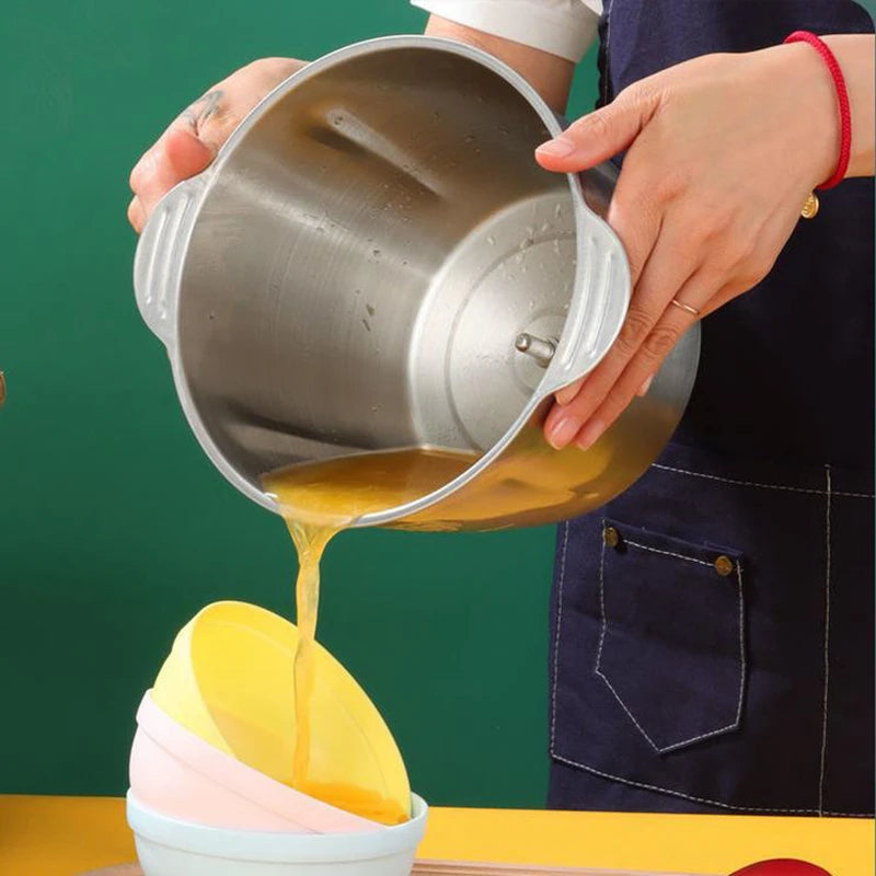 Broyeur Électrique 2L/5L en Acier Inox - Hachoir et Slicer Cuisine