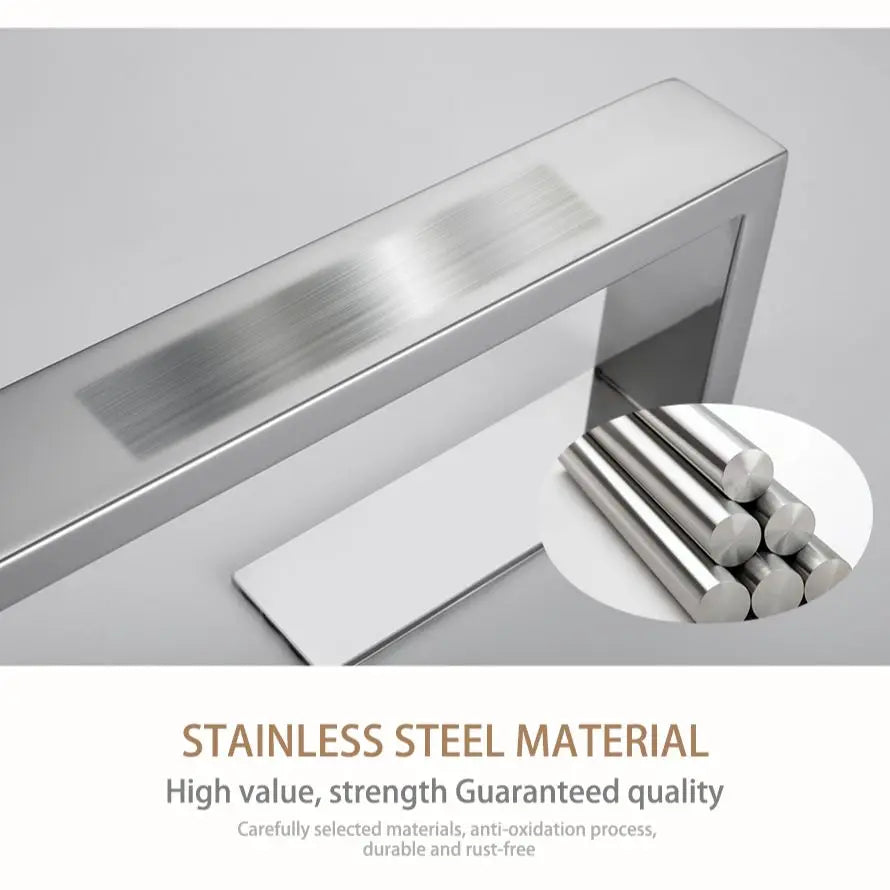 Kit Accessoires HOHardware Noir Mat : Étagère, Porte-Serviettes et Plus