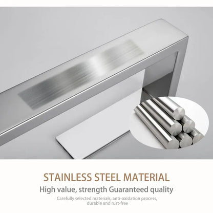 Kit Accessoires HOHardware Noir Mat : Étagère, Porte-Serviettes et Plus