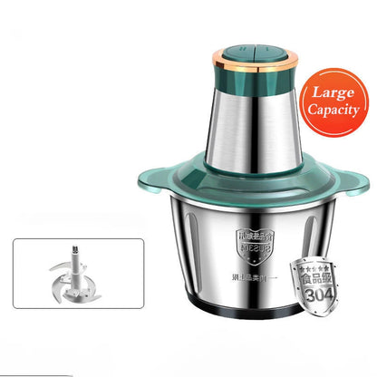 Broyeur Électrique 2L/5L en Acier Inox - Hachoir et Slicer Cuisine