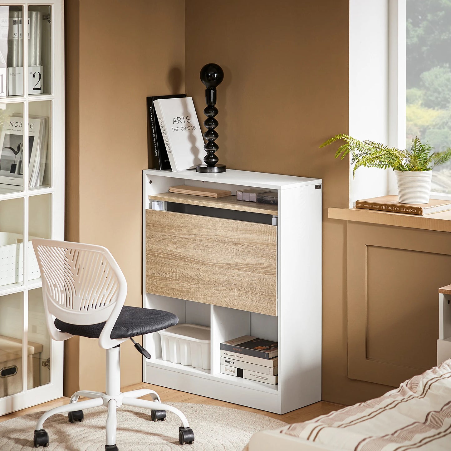 Table pliante SoBuy FWT104 avec armoire intégrée - Pratique et élégante