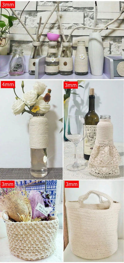 Macramé Beige fait main | Décor Boho pour Maison et Mariage