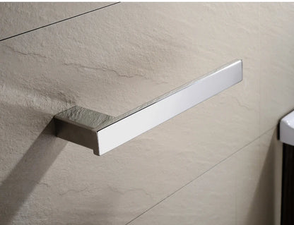 Accessoires de Salle de Bain en Acier Inoxydable - Set Étagère & Crochets