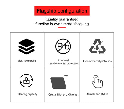 Kit Accessoires HOHardware Noir Mat : Étagère, Porte-Serviettes et Plus