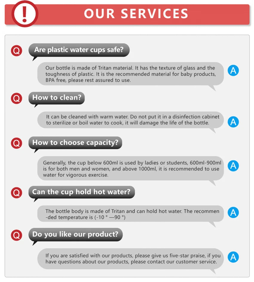 Gourde Sport Tritan Sans BPA - Bouteille d'Eau Portable 350/500ml