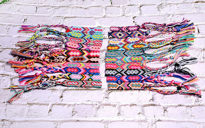 Bracelet d'amitié macramé femme - 20 pièces couleur aléatoire