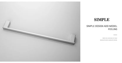 Accessoires de Salle de Bain en Acier Inoxydable - Set Étagère & Crochets