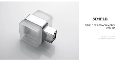 Accessoires de Salle de Bain en Acier Inoxydable - Set Étagère & Crochets