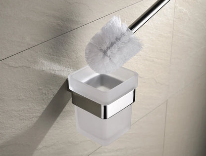 Accessoires de Salle de Bain en Acier Inoxydable - Set Étagère & Crochets