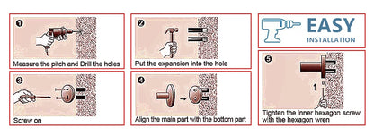 Kit Accessoires HOHardware Noir Mat : Étagère, Porte-Serviettes et Plus