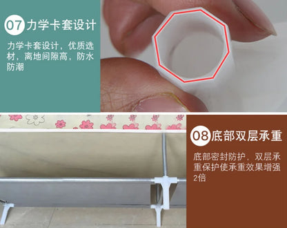 Garde-robe pliable en acier pour chambre et dortoir - Grande capacité