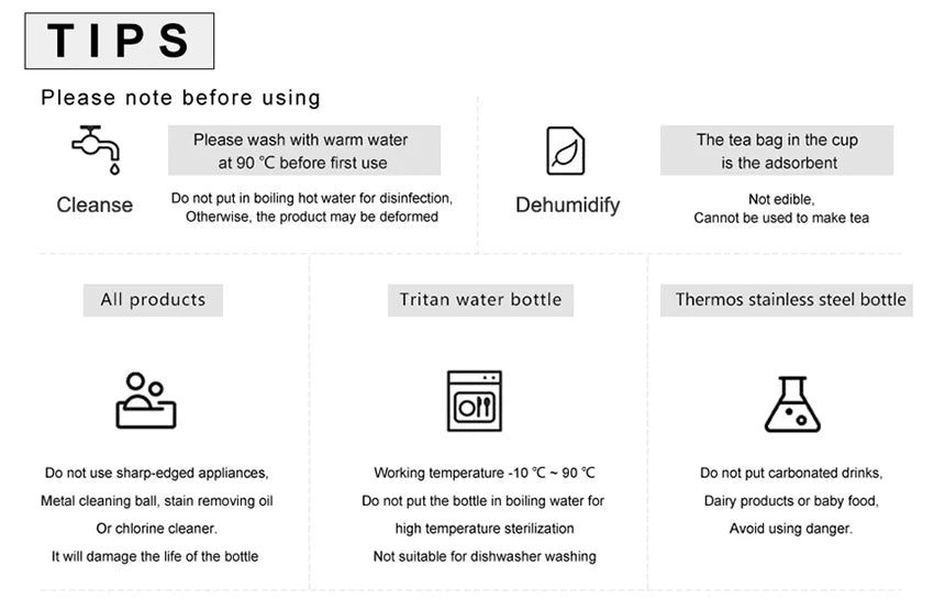 Gourde Sport Tritan Sans BPA - Bouteille d'Eau Portable 350/500ml
