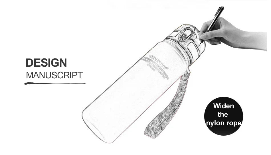 Gourde Sport Tritan Sans BPA - Bouteille d'Eau Portable 350/500ml