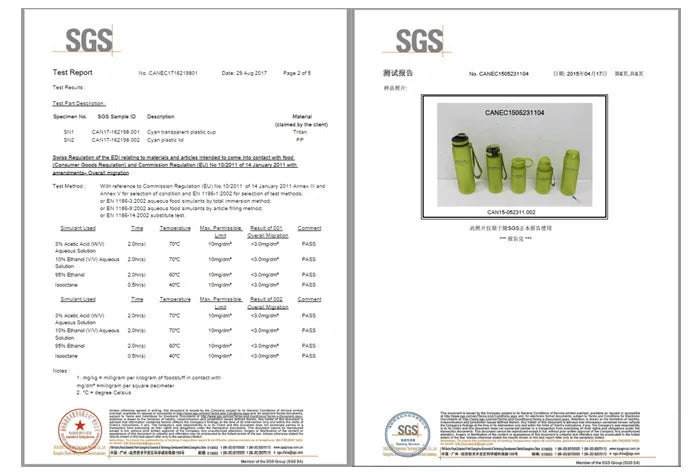 Gourde Sport Tritan Sans BPA - Bouteille d'Eau Portable 350/500ml