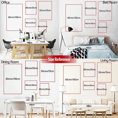 Art mural femme boho avec fleurs et papillon - toile grande taille