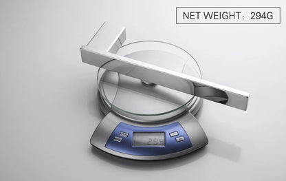 Accessoires de Salle de Bain en Acier Inoxydable - Set Étagère & Crochets