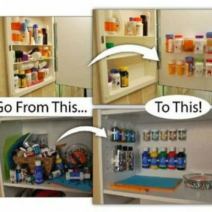 Pince murale en plastique pour épices - Rangement cuisine pratique