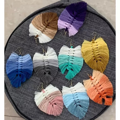 Macramé Beige fait main | Décor Boho pour Maison et Mariage