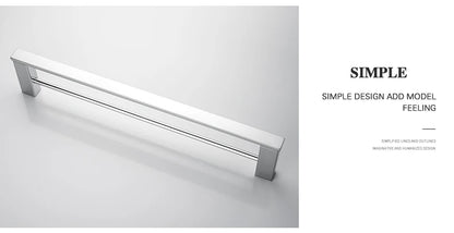 Accessoires de Salle de Bain en Acier Inoxydable - Set Étagère & Crochets