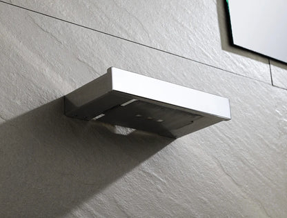 Accessoires de Salle de Bain en Acier Inoxydable - Set Étagère & Crochets