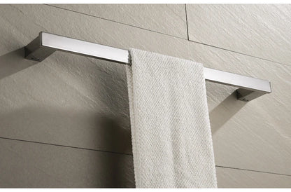 Accessoires de Salle de Bain en Acier Inoxydable - Set Étagère & Crochets