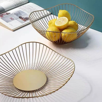 Panier à fruits en métal multi-tailles - Organisateur de cuisine élégant