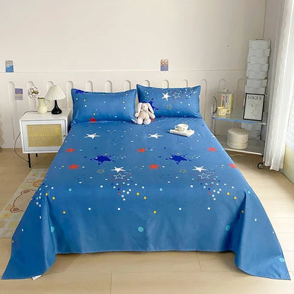 Draps de Lit Fleuri Réactifs pour Lit Double, Simple, Queen, King