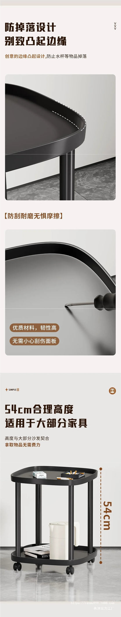 Table Basse Mahjong Multifonctionnelle pour Thé et Jeux de Société