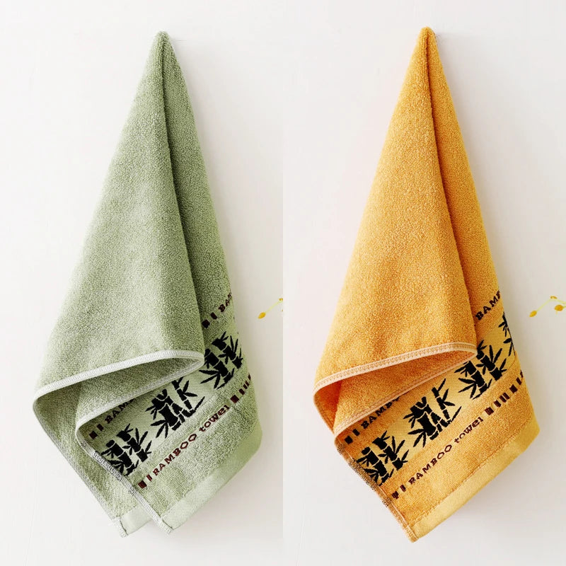 Serviettes en Bambou Luxe - Ensemble Épais et Absorbant pour Bain