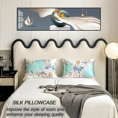 Taie d'oreiller en mûrier naturel, douce et rafraîchissante 100%