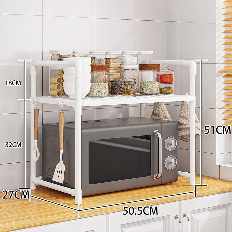 Étagère de Cuisine Multicouche pour Micro-Ondes et Condiments