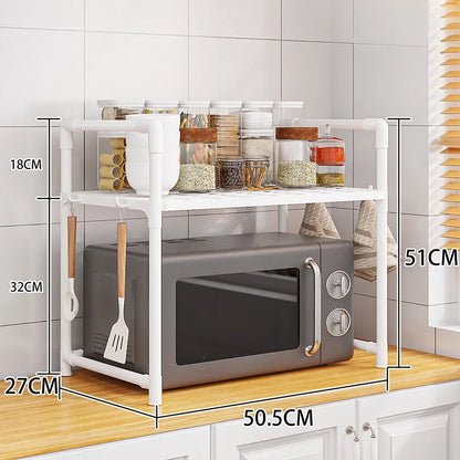 Étagère de Cuisine Multicouche pour Micro-Ondes et Condiments