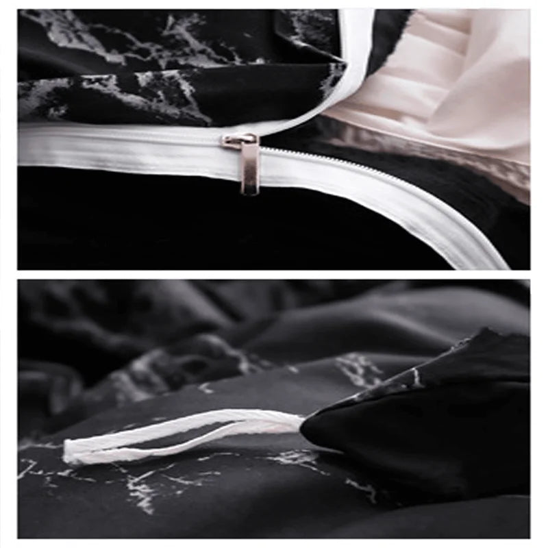 Ensemble de literie 3 pièces : Housse de couette & taies - Double/Queen/King