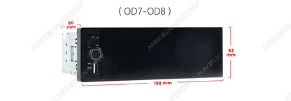 Autoradio 1Din sans fil CarPlay & Android Auto - Écran 6.86'' HD