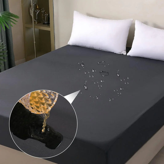 Drap-housse imperméable King Size en fibre ultra-fine, doux et respirant