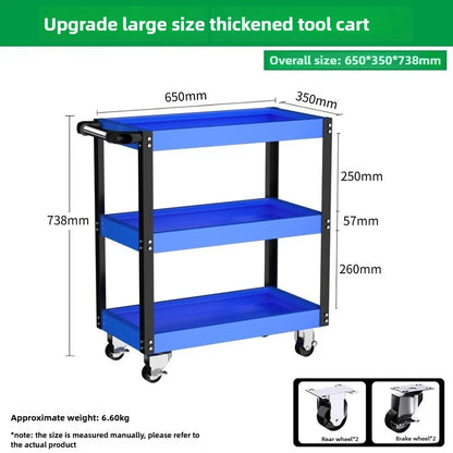 Chariot à Outils BaoLian avec Roues - Organisateur Atelier Garage
