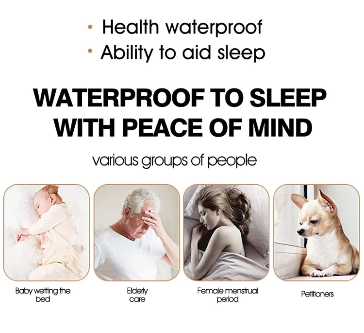 Surmatelas imperméable matelassé pour lit simple et double 140/160