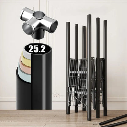 Armoire pliante en acier durable - Rangement pratique sans installation