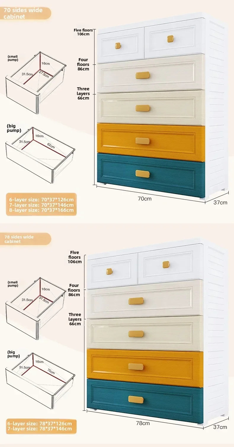 Armoire de rangement blanche à tiroirs - 50 casiers en plastique