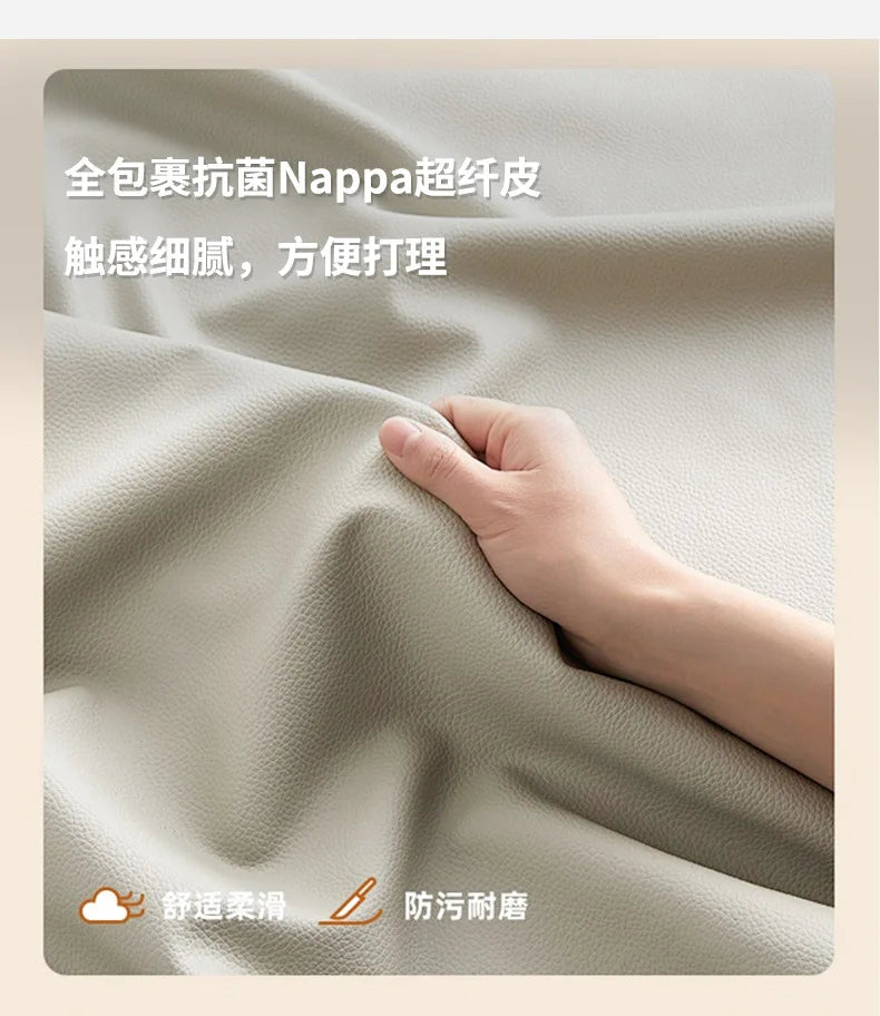 Table de chevet en bois massif avec 2 tiroirs - Design minimaliste