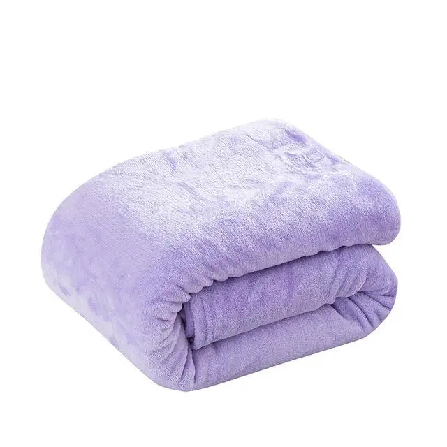 Couverture en flanelle polaire douce - Imprimé léopard et zèbre